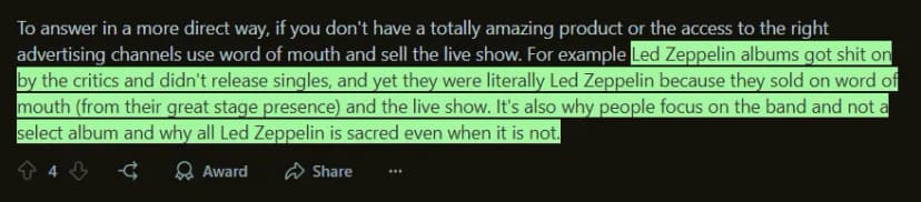 Led zeppelin live performance analysis