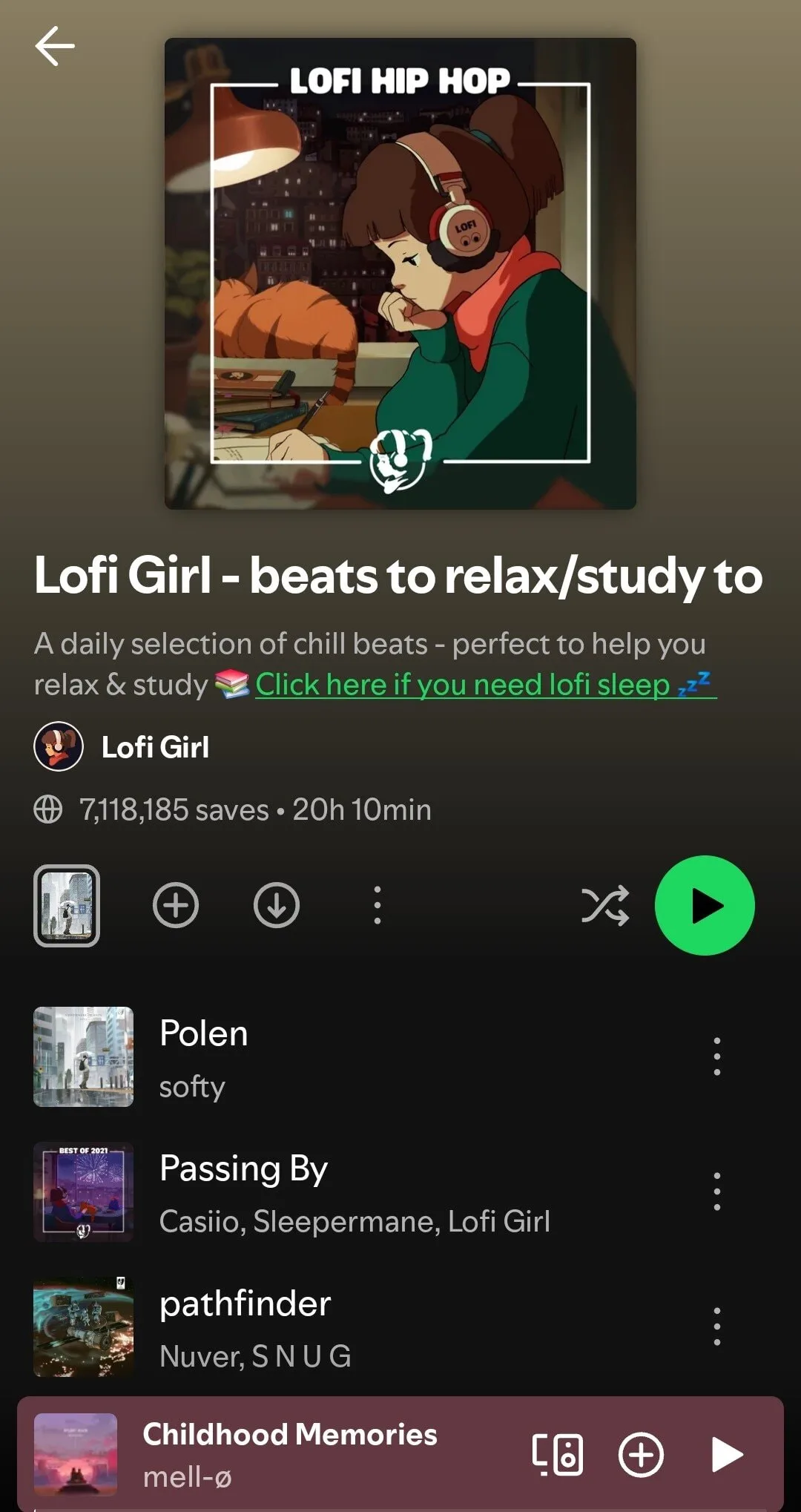 lofi girl chill spotify playlist