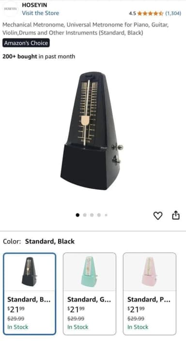 Metronome christmas gifts musicians