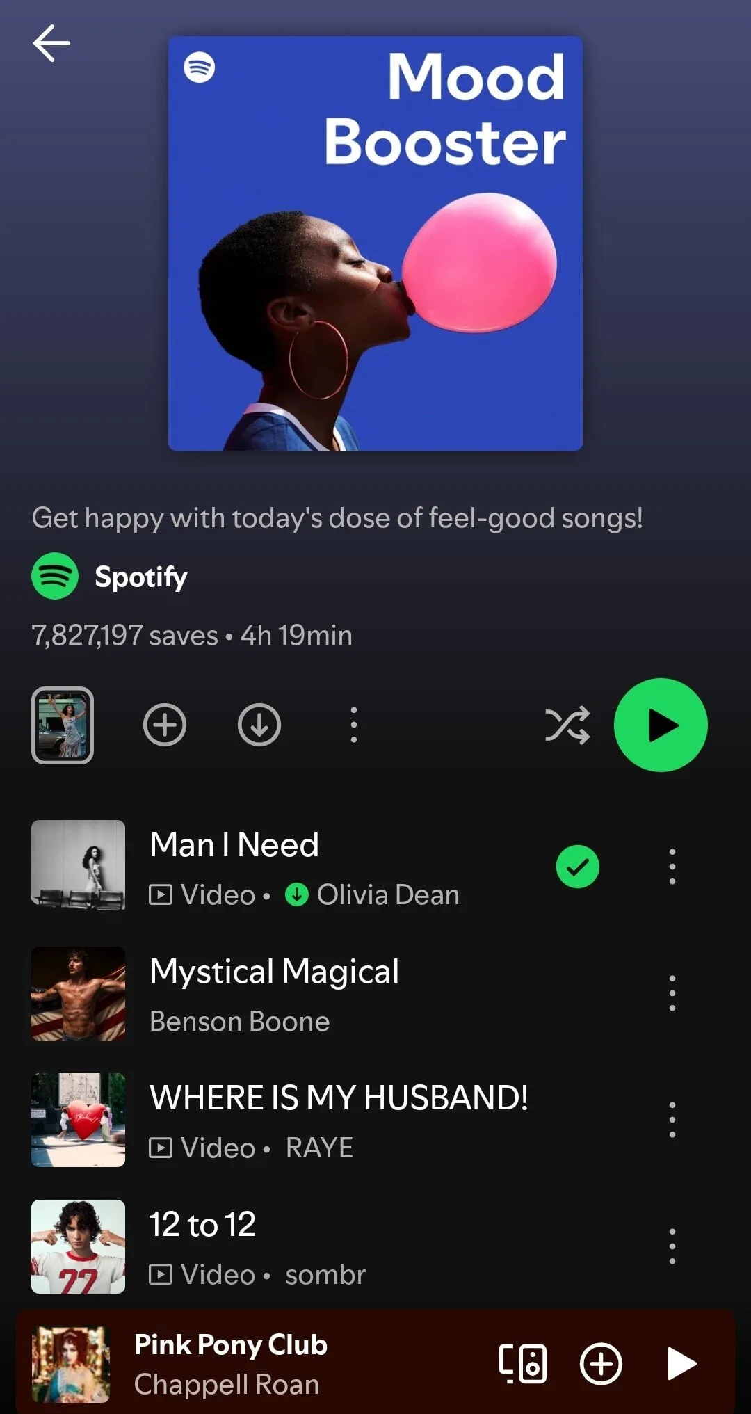 mood booster spotify playlist