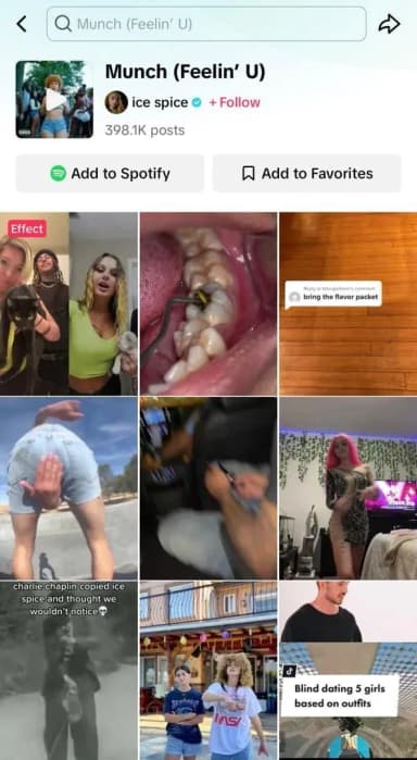 munch feelin u results on TikTok