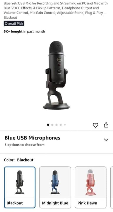 Musicians christmas gifts usb microphone