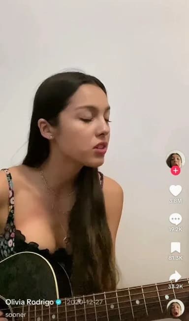 Olivia Rodrigo teaser content style