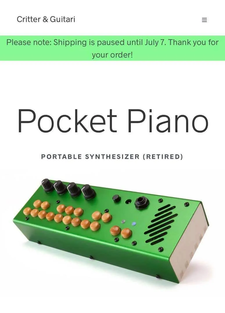 Pocket piano christmas gifts musicians
