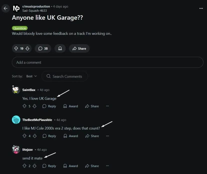 Posting on Reddit and gaining momentum