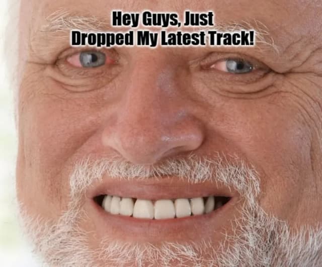 Selfish guy meme about the guy who asks for Instagram promotions all the time