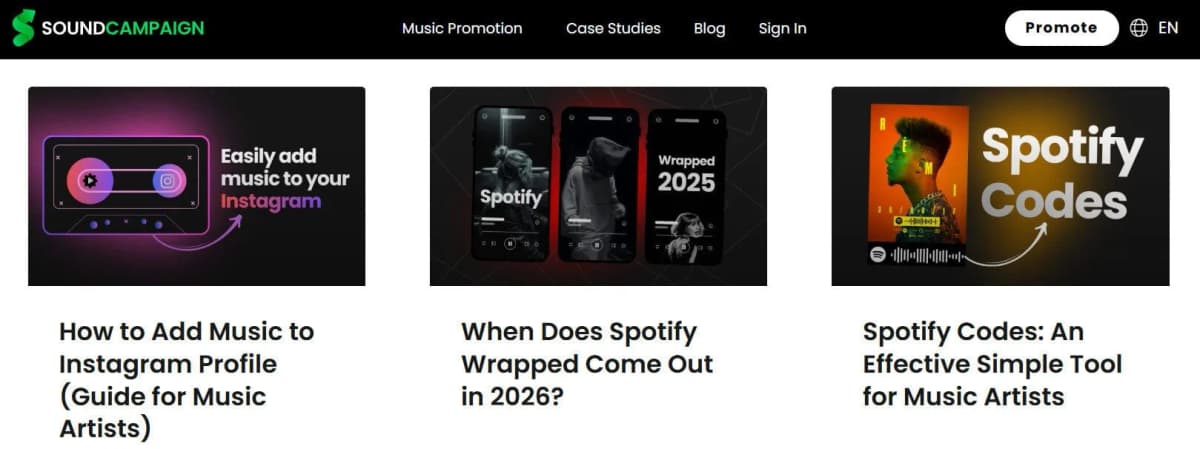 Soundcampaign music blog