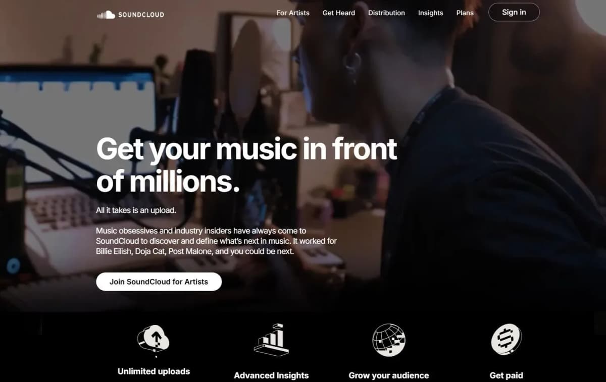 soundcloud for artists music platform