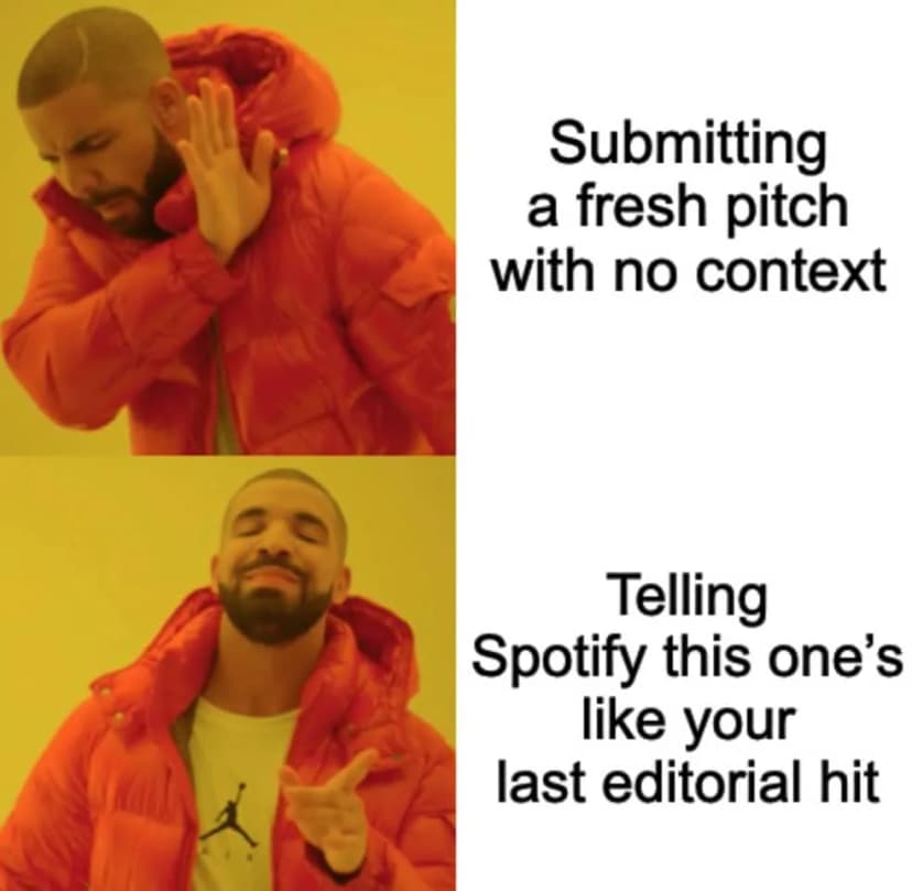 Spotify pitch needs context