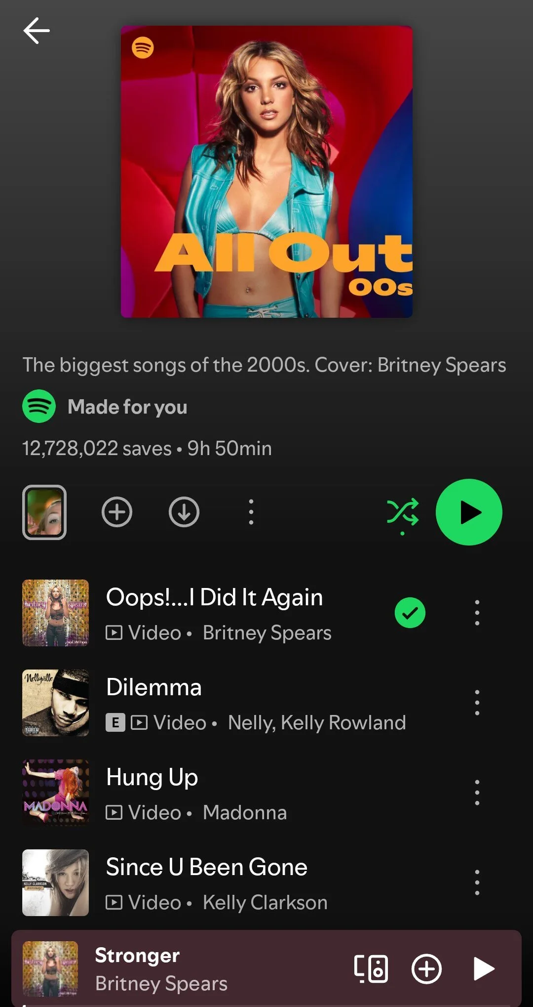 spotify playlist all out pop