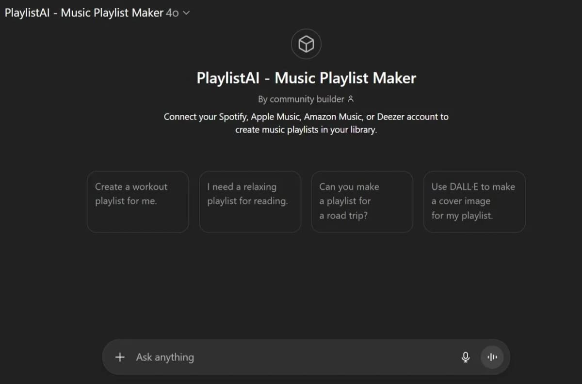 start chat with spotify chatgpt plugins