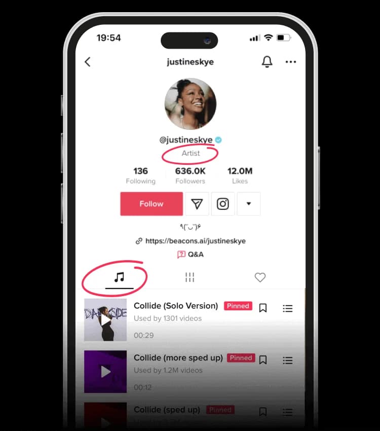 tiktok for musicians